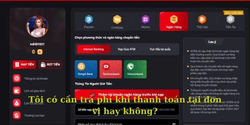 Trả lời câu hỏi thắc mắc liên quan đến phí nạp rút tại đơn vị
