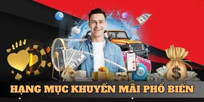 Hạng mục khuyến mãi phổ biến