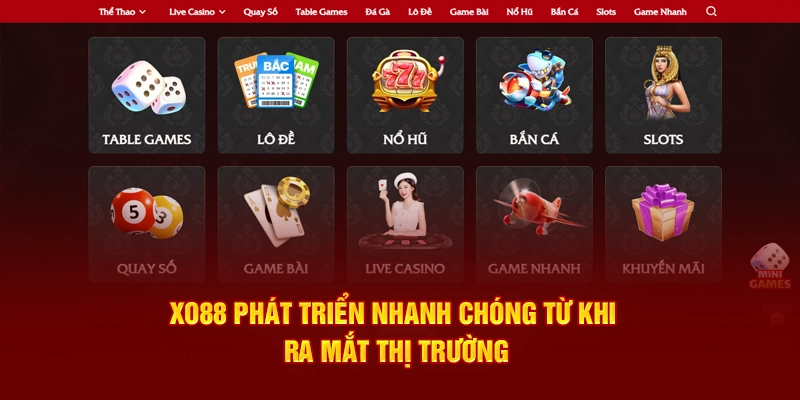 Thương hiệu Xo88 phát triển nhanh chóng từ khi ra mắt thị trường